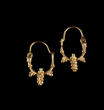 Sofic S. Earrings Grozdic Kulak gold plated